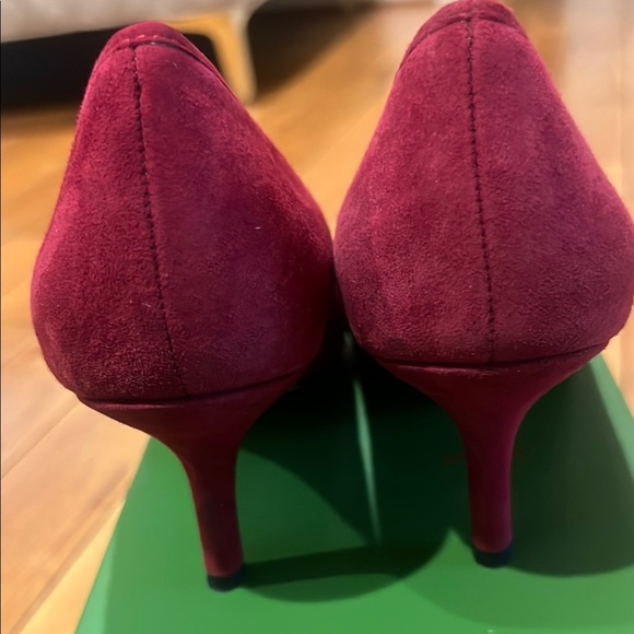 Kate Spade Red Heels Elegant Pumps - Picture 3 of 4